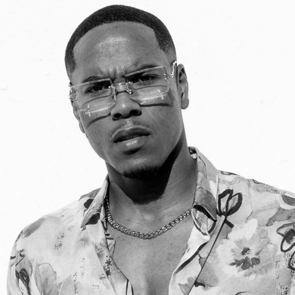 Men's Square Silver Clear Lens Rimless Glasses - Picture 4 of 4